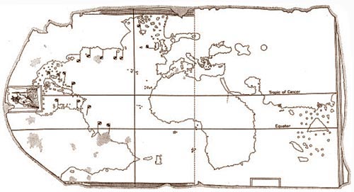 Map_Juan_de_la_Cosa_outline_Davies_1976