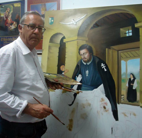 2.693. José Fernández Villegas. Nueva obra pictórica para el Convento del Espíritu Santo.