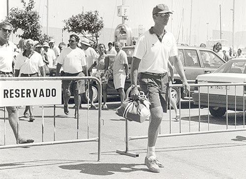 3.103. El Rey de España, hace 25 años, en El Puerto participando en Mundo Vela’92.
