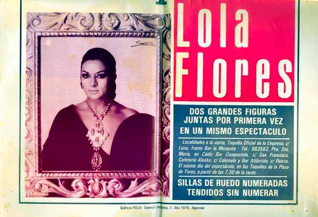3.956. Lola Flores y Raphael, juntos en la Plaza de Toros en 1979