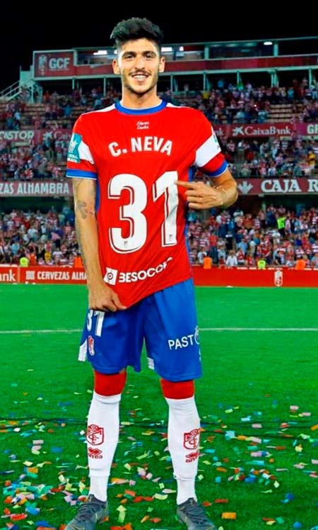 4.076. Carlos Neva Tey. A la Primera División de Fútbol con el Granada C.F.