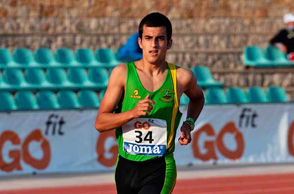 4.507. Enrique Salagre Simón. Bronce en atletismo. Campeonato de España Sub-18 