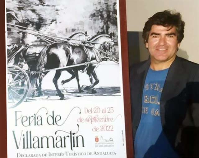 Fernando Lores, autor del cartel de la Feria de Villamartín 2022