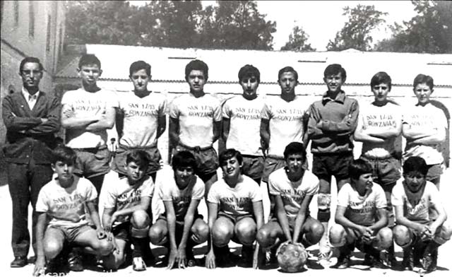 Con el equipo de fútbol juvenil de San Luis Gonzaga. Año 1973 #5.662