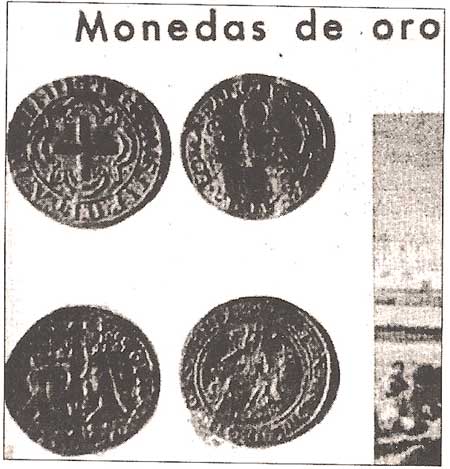Algunas monedas aparecidas en el río Guadalete 1933
